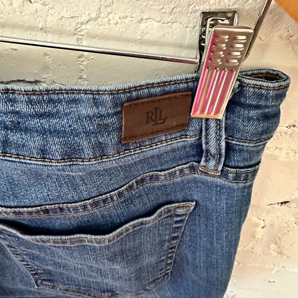 Lauren Ralph Lauren Classic Blue Straight Leg Jeans - Picture 3 of 7